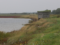 Beobachtungshütte an der Lagune