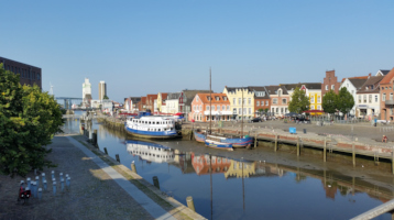 Husumer Binnenhafen und Schiffbrücke