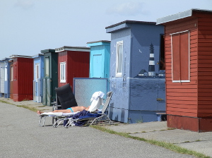 Badehütten in Dagebüll