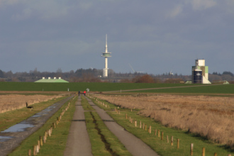 Fahrdamm zur Hamburger Hallig